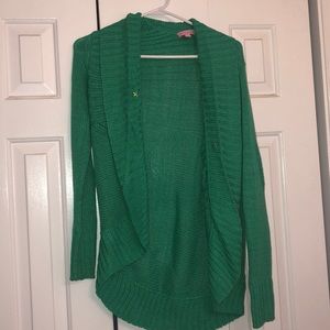 PRICE DROP Long green Lilly Pulitzer cardigan